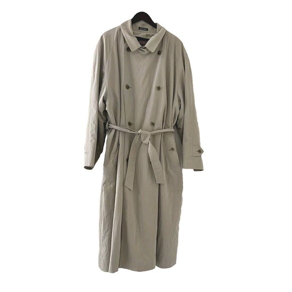 SANYO Other - VTG Sanyo Carol Cohen Men's Tan Trench Coat Double Breasted Belted Minor Flaws